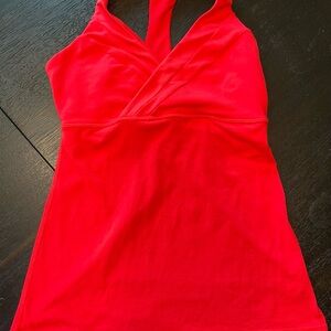 lululemon athletica Red Tank Top